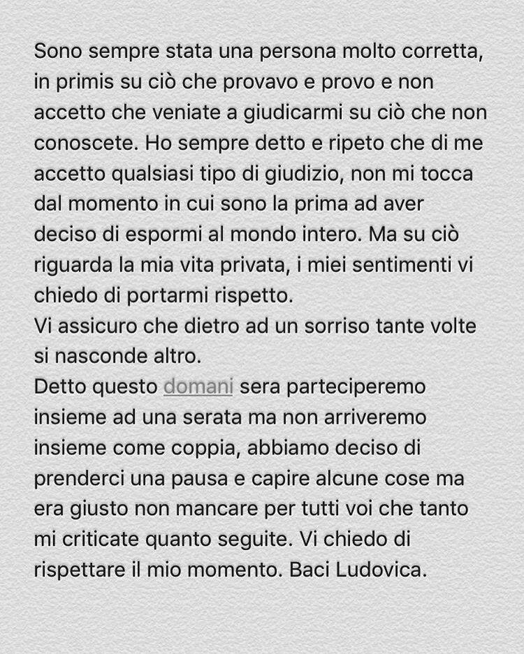 Uomini E Donne Ludovica Valli Amore Finito Con Fabio Ferrara Spettegolando