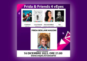 Frida & Friends 4 vEyes, confermata la partecipazione di Tao al concerto benefico