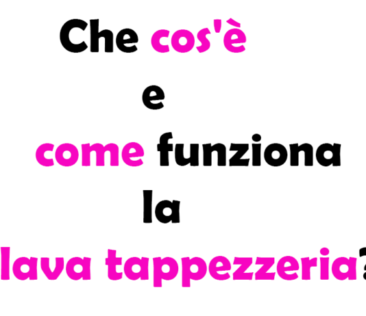 Che cos'è e come funziona la lava tappezzeria?