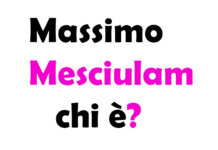 Massimo Mesciulam chi è?