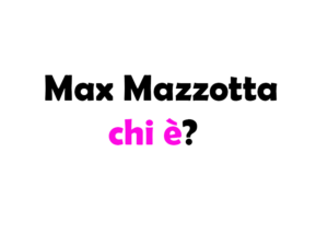 Max Mazzotta chi è?