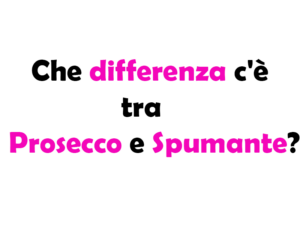 Che differenza c'è tra Prosecco e Spumante? Guida Completa