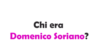 Chi era Domenico Soriano?