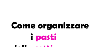 Come organizzare i pasti della settimana: Guida completa