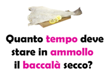 Quanto tempo deve stare in ammollo il baccalà secco? Guida completa