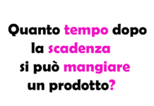 Quanto tempo dopo la scadenza si può mangiare un prodotto? Guida Completa