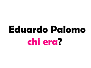 Eduardo Palomo chi era?