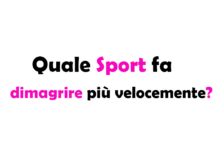 Quale Sport fa dimagrire più velocemente? Guida Completa