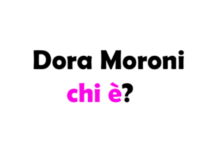 Dora Moroni chi è? Biografia, età, altezza e peso, carriera, incidente, figli, marito, Instagram e vita privata