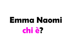 Emma Naomi chi è? Biografia, età, altezza e peso, carriera, fidanzato, Instagram e vita privata