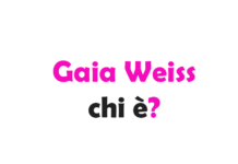 Gaia Weiss chi è?