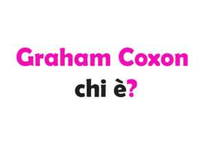 Graham Coxon chi è?