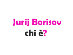 Jurij Borisov chi è?