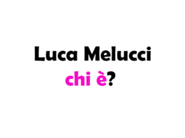 Luca Melucci chi è?