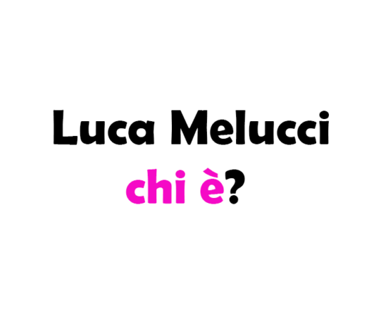 Luca Melucci chi è?