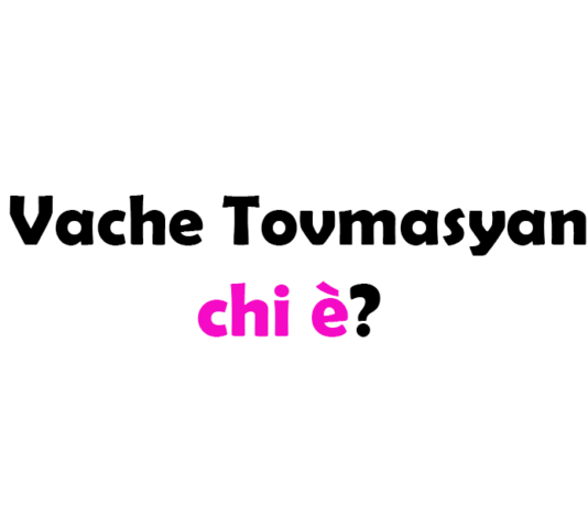 Vache Tovmasyan chi è? Biografia, età, altezza e peso, figli, moglie, carriera, Instagram e vita privata